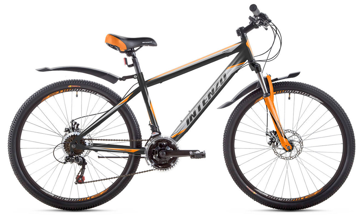 Фотография Велосипед Intenzo FORSAGE 26" (2020) 2020 Черно-оранжевый